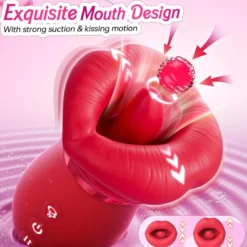 Vibrator Stimulation Klitoris Wasserdicht USB GM-468 Rot