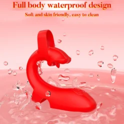Vibrator Stimulation Klitoris Wasserdicht USB GM-538 Rot