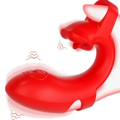 Vibrator Stimulation Klitoris Wasserdicht USB GM-538 Rot