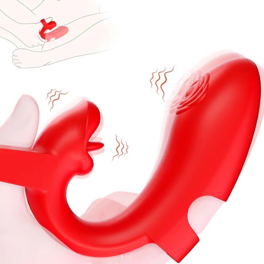 Vibrator Stimulation Klitoris Wasserdicht USB GM-538 Rot