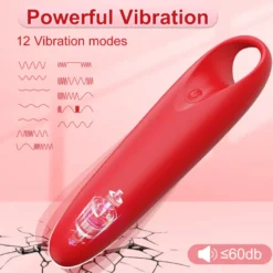 Vibrator Stimulation Klitoris Wasserdicht USB GM-442 Rot