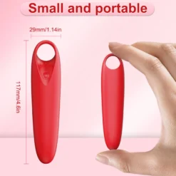 Vibrator Stimulation Klitoris Wasserdicht USB GM-442 Rot
