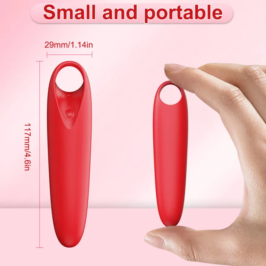 Vibrator Stimulation Klitoris Wasserdicht USB GM-442 Rot