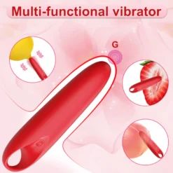 Vibrator Stimulation Klitoris Wasserdicht USB GM-442 Rot