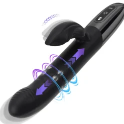 Vibrator Stimulation Klitoris Wasserdicht USB GM-562 Schwarz