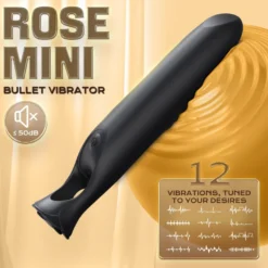 Vibrator Stimulation Klitoris Wasserdicht USB GM-489 Schwarz
