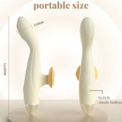 Vibrator Stimulation Klitoris Wasserdicht USB GM-559 Weiß