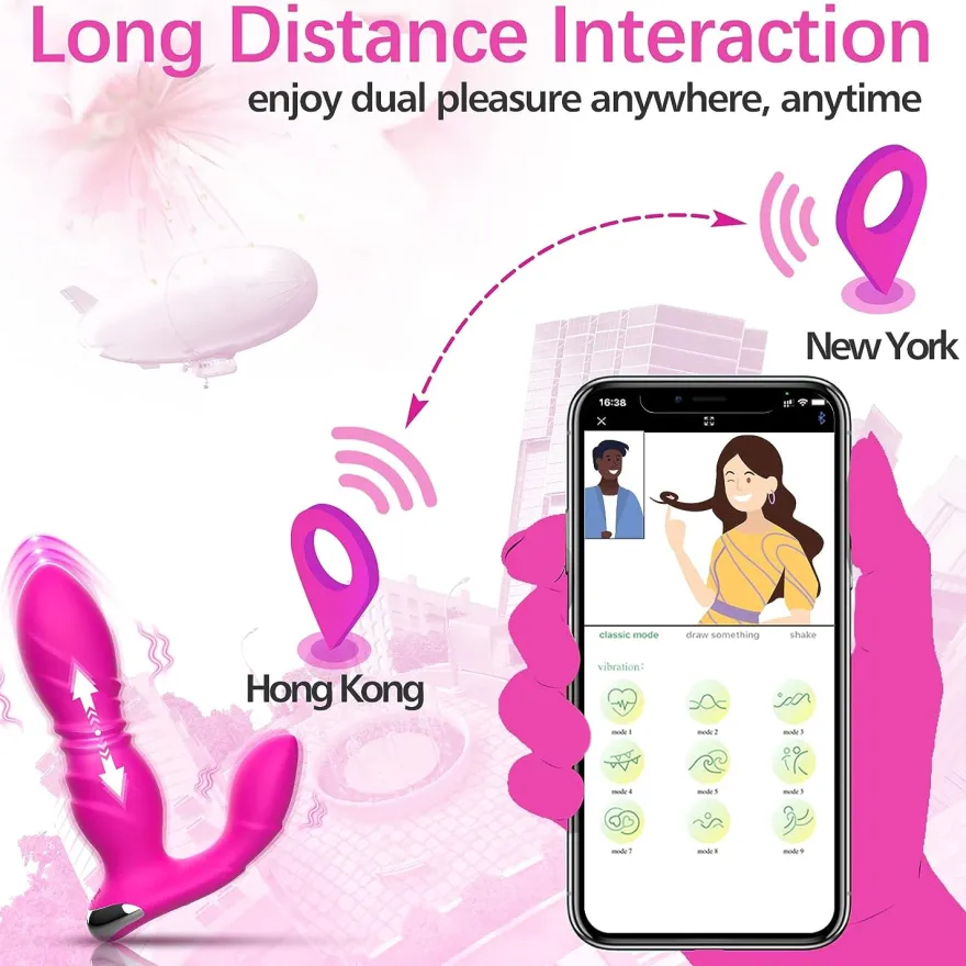 Vibro Ei Vibrator mit App Steuerung Smartphone GM-322