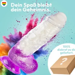 XXL Dildo mit Saugnapf Ø 7 cm 4 Farben