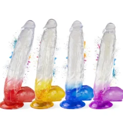 XXL Dildo mit Saugnapf 31 cm 4 Farben